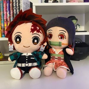 Demon slayer nezuko and Tanjiro plushies